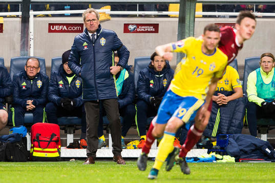 Sveriges förbundskapten Erik Hamrén