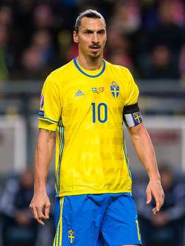 Sveriges Zlatan Ibrahimovic