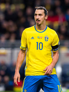 Sveriges Zlatan Ibrahimovic