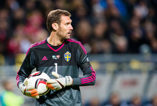Sveriges målvakt Andreas Isaksson