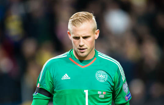 Danmarks målvakt Kasper Schmeichel