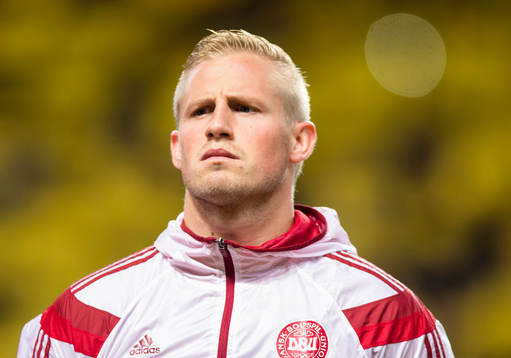 Danmarks målvakt Kasper Schmeichel