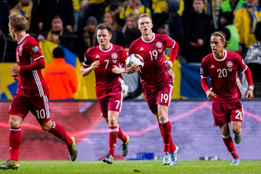 Danmarks Nicolai Jörgensen jublar