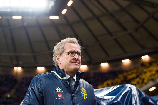 Sveriges förbundskapten Erik Hamrén