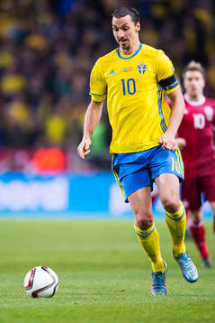 Sveriges Zlatan Ibrahimovic