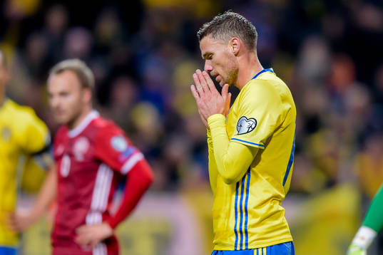 Sveriges Marcus Berg deppar