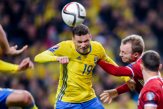 Sveriges Marcus Berg i en nickduell