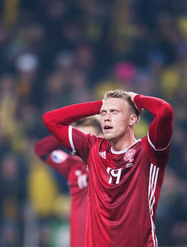 Danmarks Nicolai Jörgensen deppar