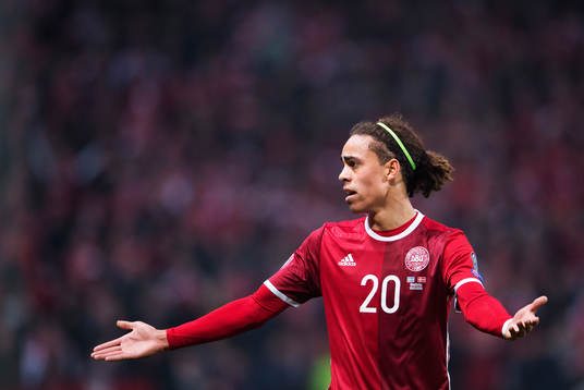 Danmarks Yussuf Poulsen deppar