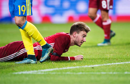 Danmarks Nicklas Bendtner deppar
