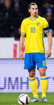 Sveriges Zlatan Ibrahimovic
