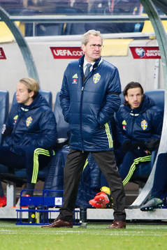 Sveriges förbundskapten Erik Hamrén
