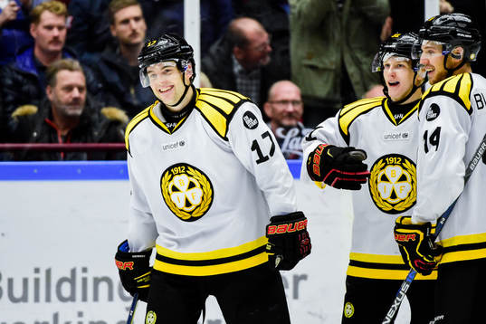 Brynäs Pathrik Westerholm, Daniel Mannberg och Jacob