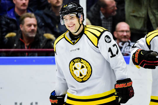 Brynäs Pathrik Westerholm jublar
