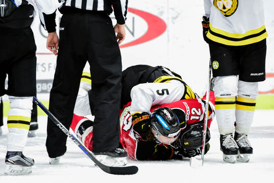 Brynäs Lukas Kilström och Malmö Redhawks Andreas