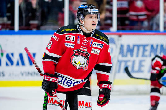 Malmö Redhawks Christoffer Forsberg deppar