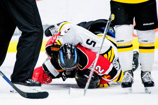 Malmö Redhawks Andreas Thuresson och Brynäs Lukas