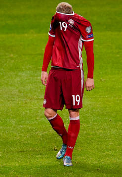 Danmarks Nicolai Jörgensen deppar