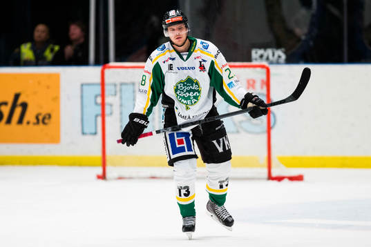 Björklövens Lucas Sandström ser deppig ut