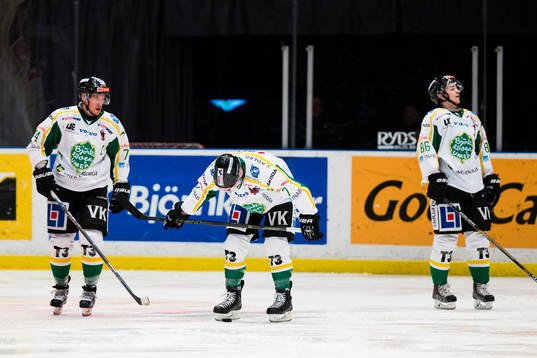 Björklövens Stefan Öhman, Brock Trotter och Tommy Wargh