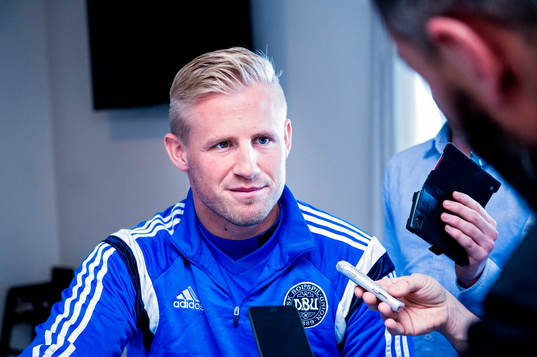 Danmarks målvakt Kasper Schmeichel