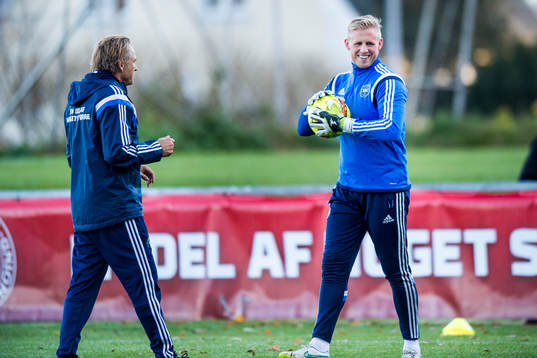 Danmarks målvakt Kasper Schmeichel