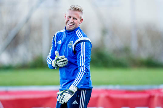 Danmarks målvakt Kasper Schmeichel