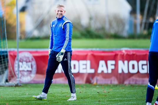 Danmarks målvakt Kasper Schmeichel