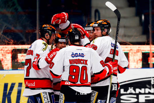 Örebros Greg Squires, Joel Mustonen, Libor Hudacek