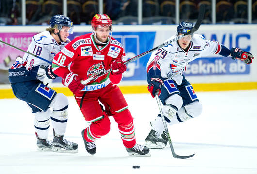 Linköpings Jakob Lilja, Modos Kyle Wilson och Linköpings