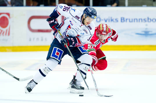 Linköpings Niklas Fogström och Modos Emil Djuse
