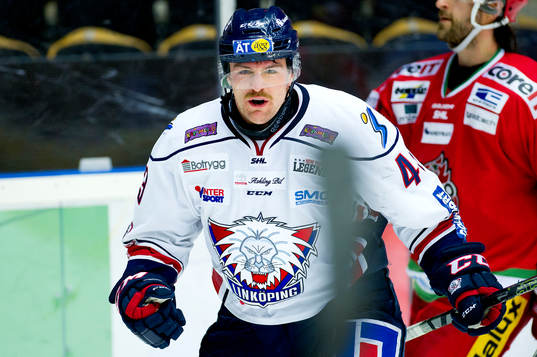 Linköpings Nichlas Hardt jublar