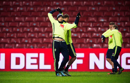 Zlatan Ibrahimovic och Andreas Granqvist