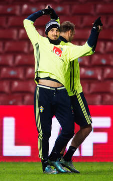 Zlatan Ibrahimovic och Andreas Granqvist