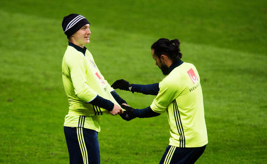 Kim Källström och Erkan Zengin