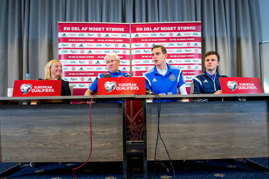 Danska fotbollsförbundets kommunikationsansvarig Pia Schou