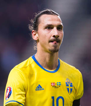 Sveriges Zlatan Ibrahimovic