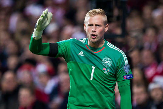 Danmarks målvakt Kasper Schmeichel