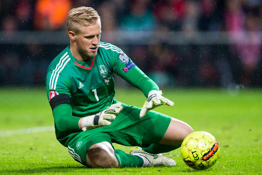 Danmarks målvakt Kasper Schmeichel