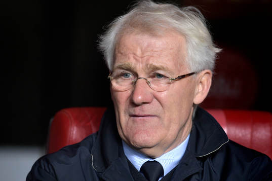 Danmarks förbundskapten Morten Olsen innan fotbollsmatchen