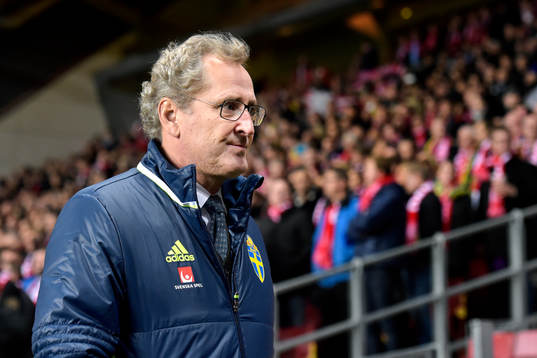 Sveriges förbundskapten Erik Hamrén