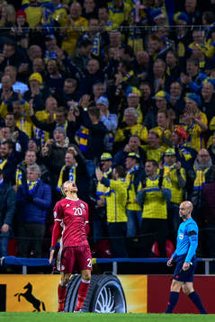 Danmarks Yussuf Poulsen deppar