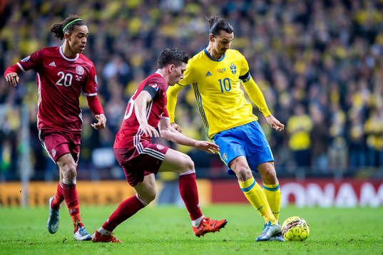 Sveriges Zlatan Ibrahimovic