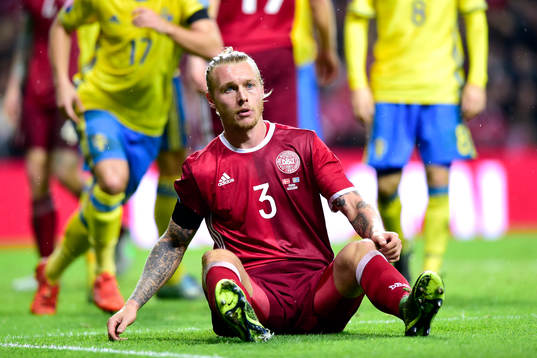 Danmarks Simon Kjär deppar