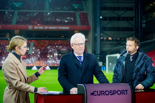 Karin Frick, Hans Backe och Anders Svensson i Kanal 5 och