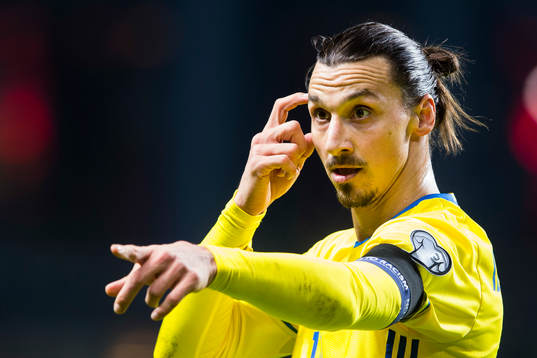 Sveriges Zlatan Ibrahimovic