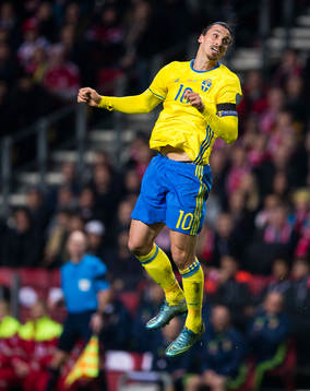 Sveriges Zlatan Ibrahimovic