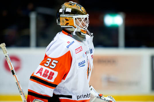 Karlskronas målvakt Linus Fernström