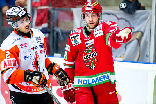 Karlskronas Robin Gartner och Modos Kyle Wilson