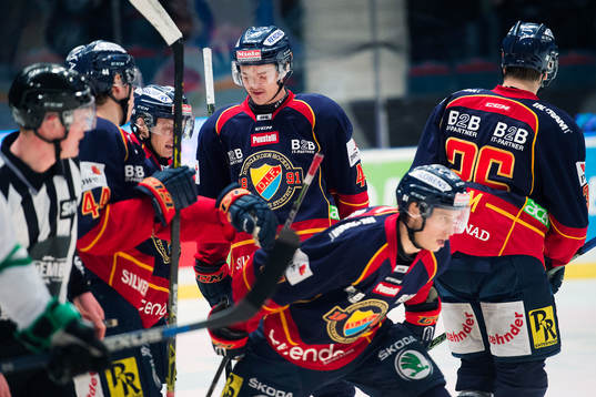 Djurgårdens spelare jublar